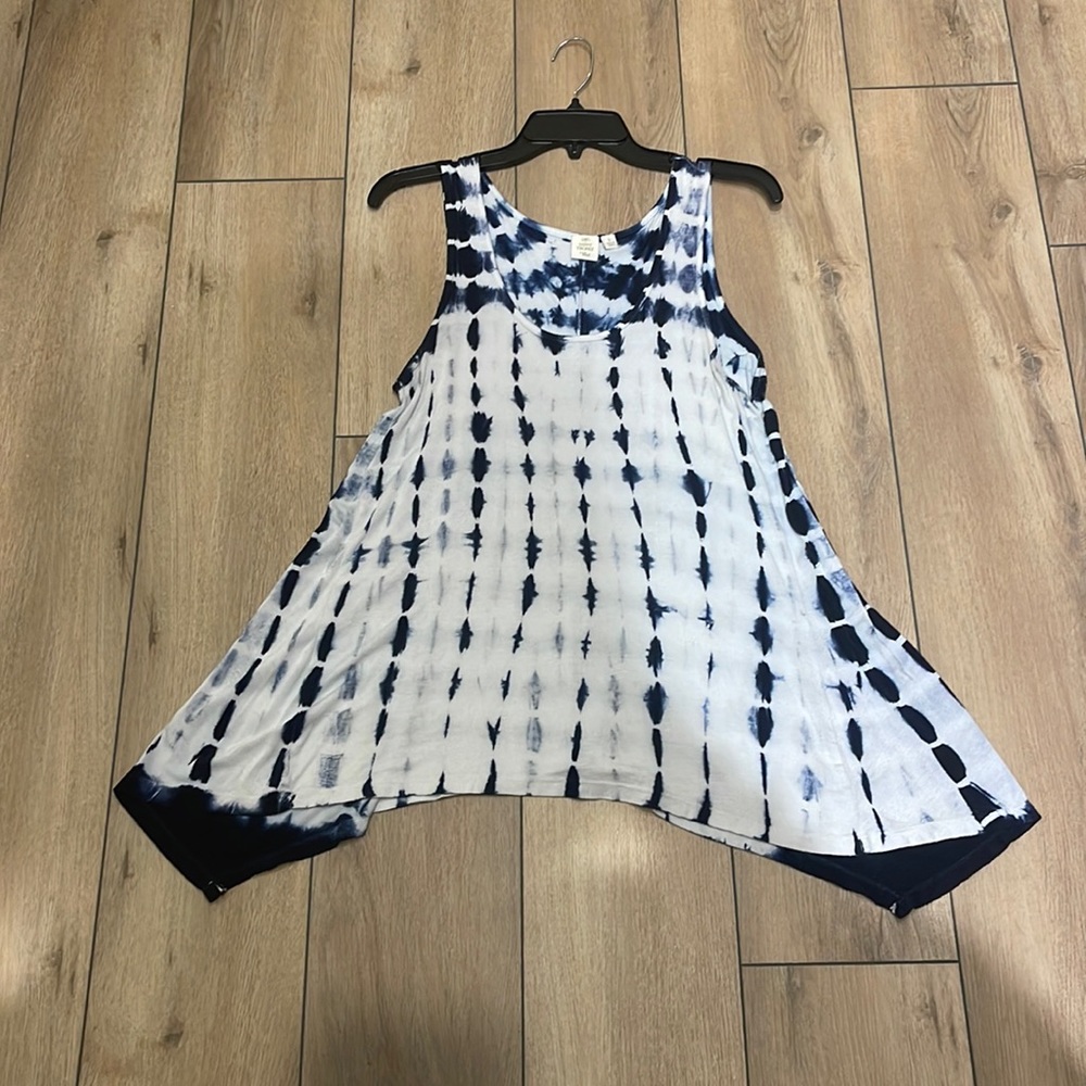 Flowy tye dye tank top